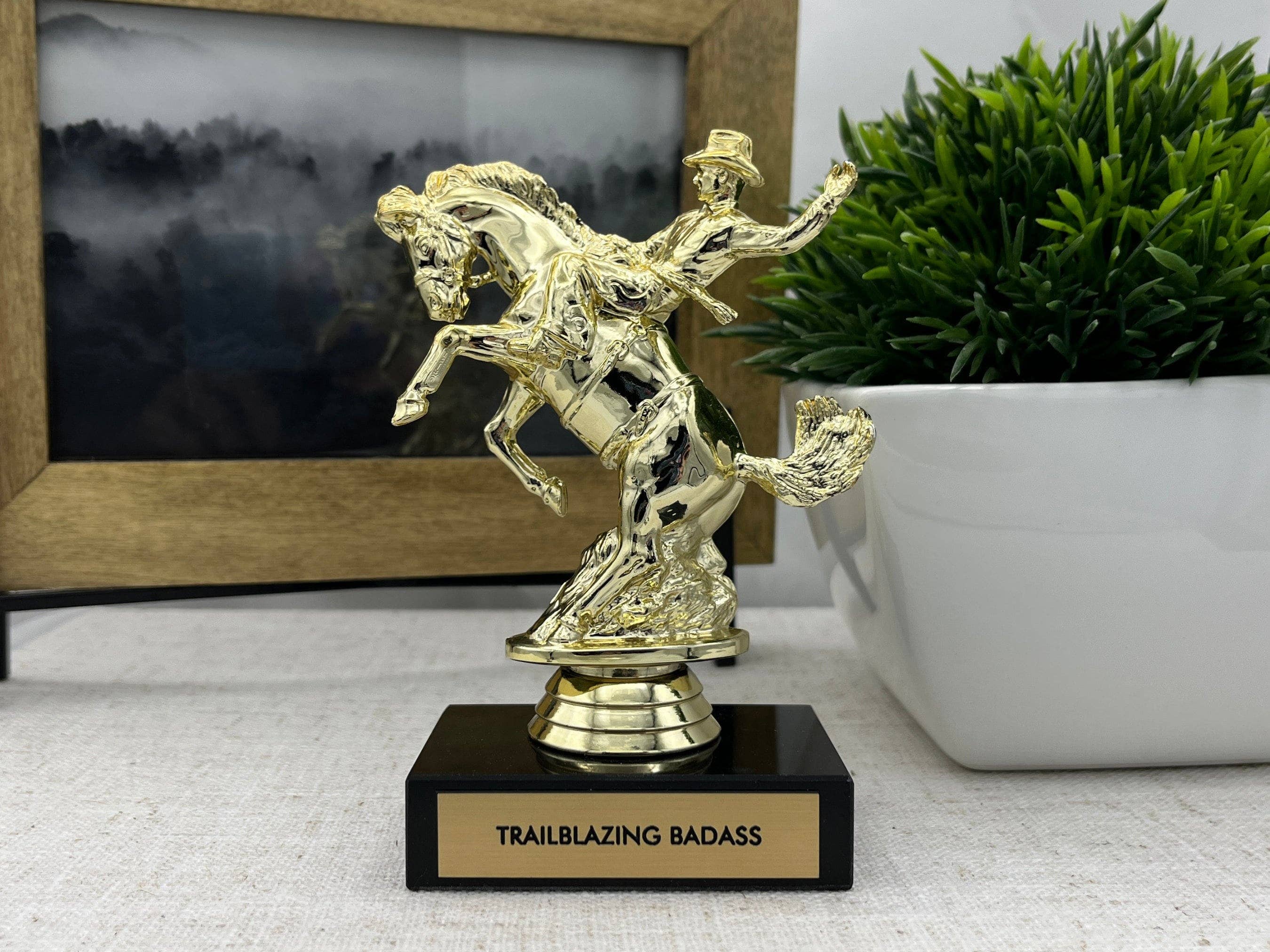 Dash of Sass Studio - Wholesale Decorative Figurine - Trailblazing Badass Trophy0