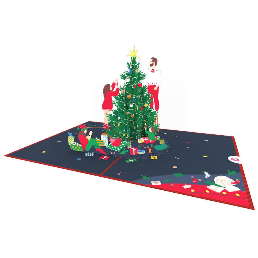 Unipop Cards, LLC - Wholesale Christmas Card - Christmas Tree Pop Up Card - Christmas pop up card1