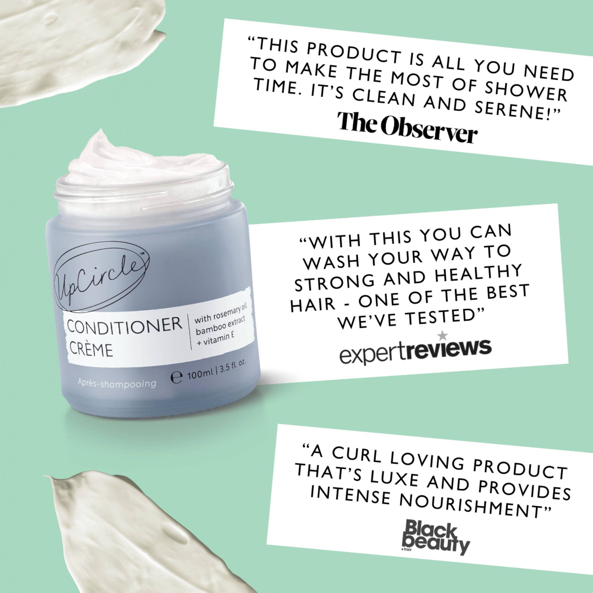 UpCircle Beauty Europe - Vendita all'ingrosso Kit/set per la cura dei capelli - Set regalo duo per la cura dei capelli vegano con oli di cocco, rosmarino e pompelmo12