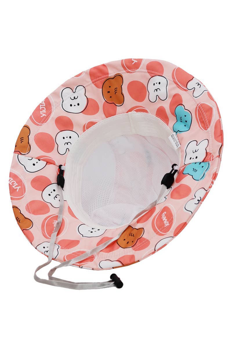 Assorted Kids Animal Pals Wired Dome Brim Bucket Hat for wholesale on Faire8