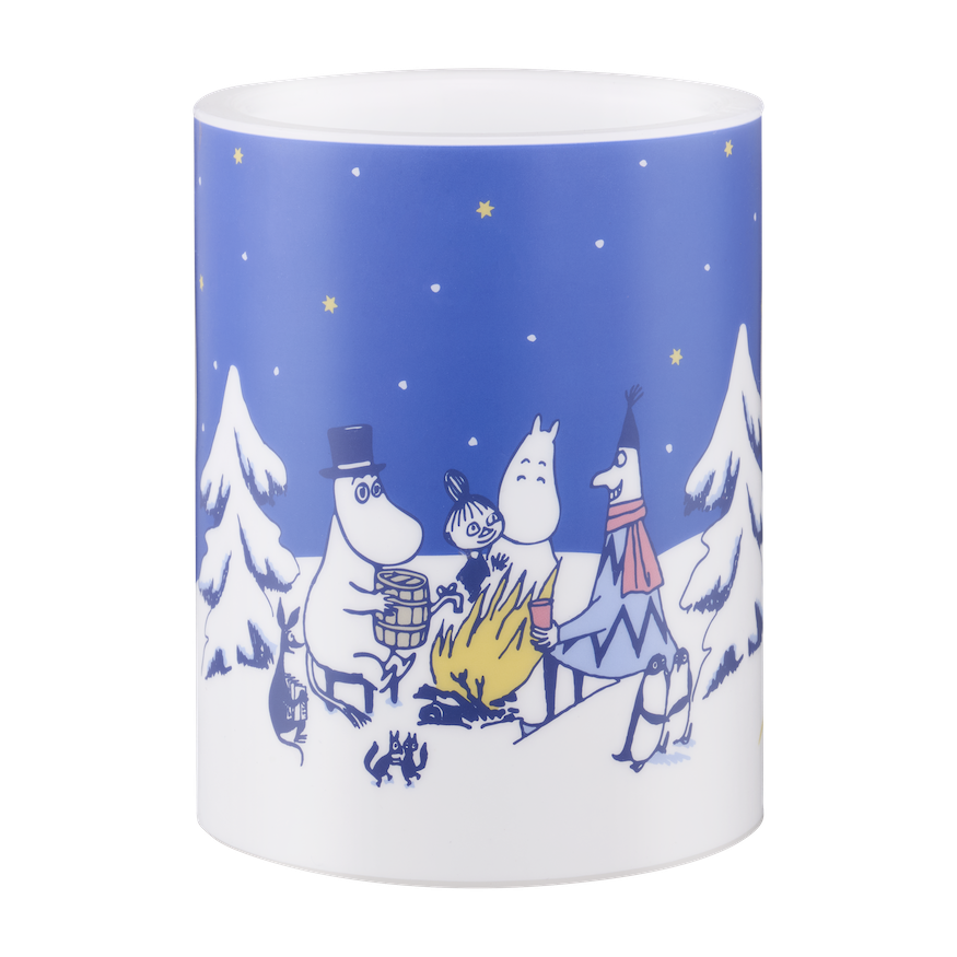 Treacle George (Muurla) – wholesale Flameless candle – MOOMIN | Christmas | LED Candle | Starry Night | 12.5cm1