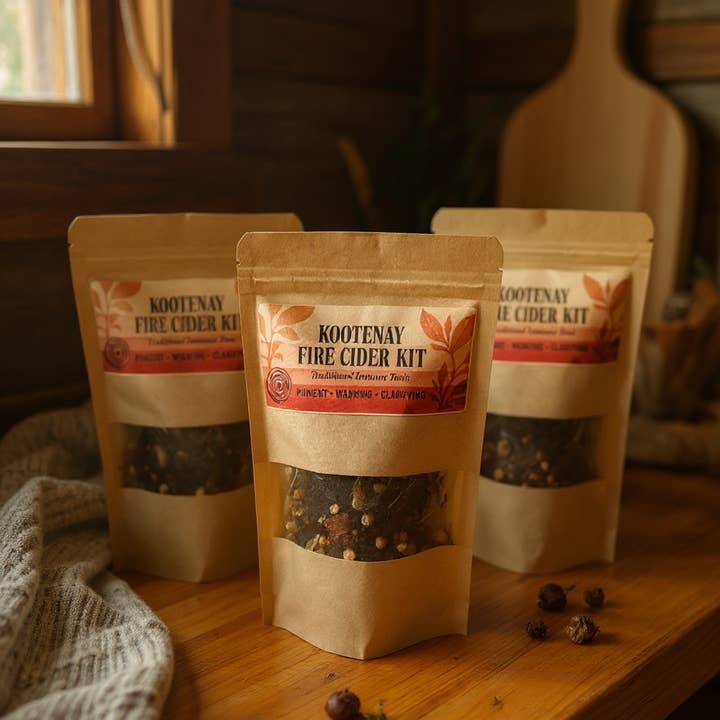 Kootenay Wildcrafting Co - Wholesale DIY drink kit - Kootenay Fire Cider Kit1
