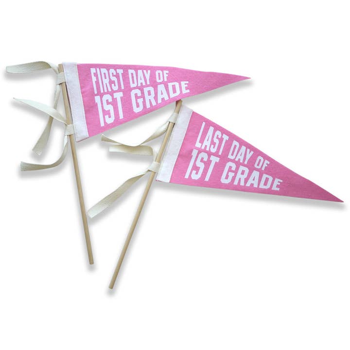 The Letterman Co – Bandeira por atacado – Primeiro dia Galhardete escolar no último dia - ROSA1