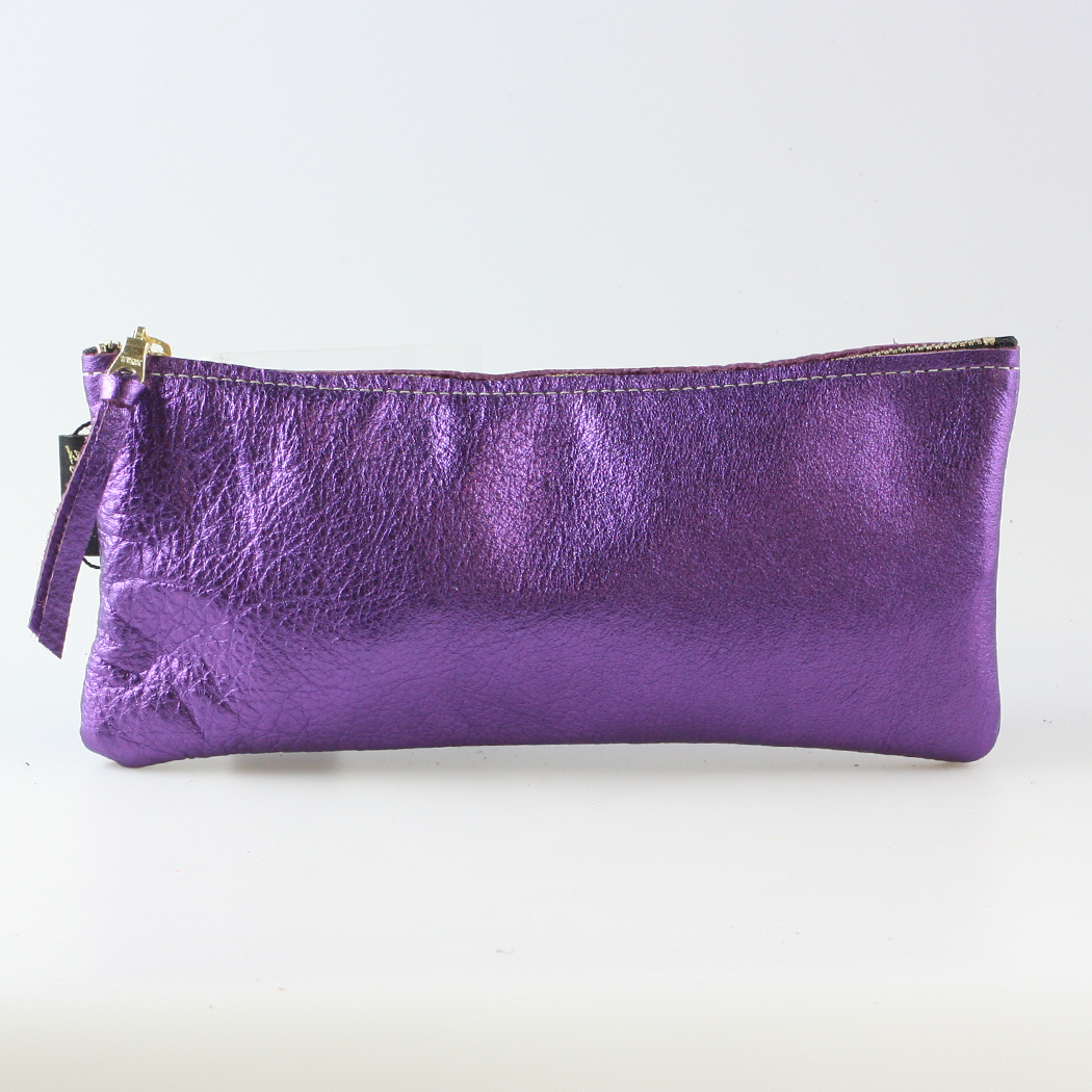 Zina Kao Exclusives - Wholesale Pencil Case/Pouch - The Metallic Pencil Case: 2 sizes! (Dean & Grant)4