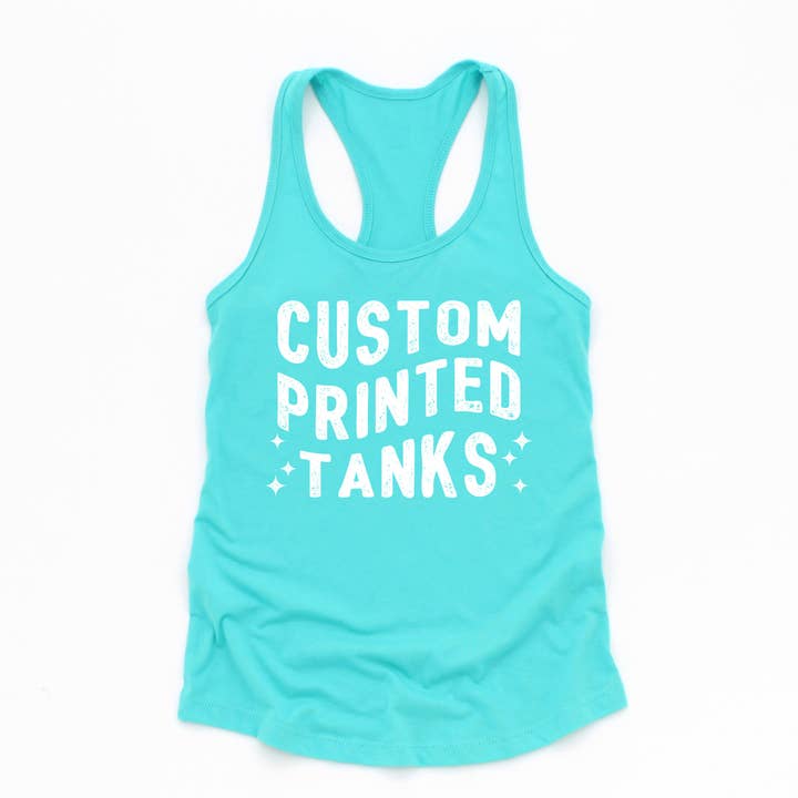 Peculiar People Designs - Wholesale Tank Top - Women's - One Side Custom Printed Tank Tops With Your Logo Or Artwork