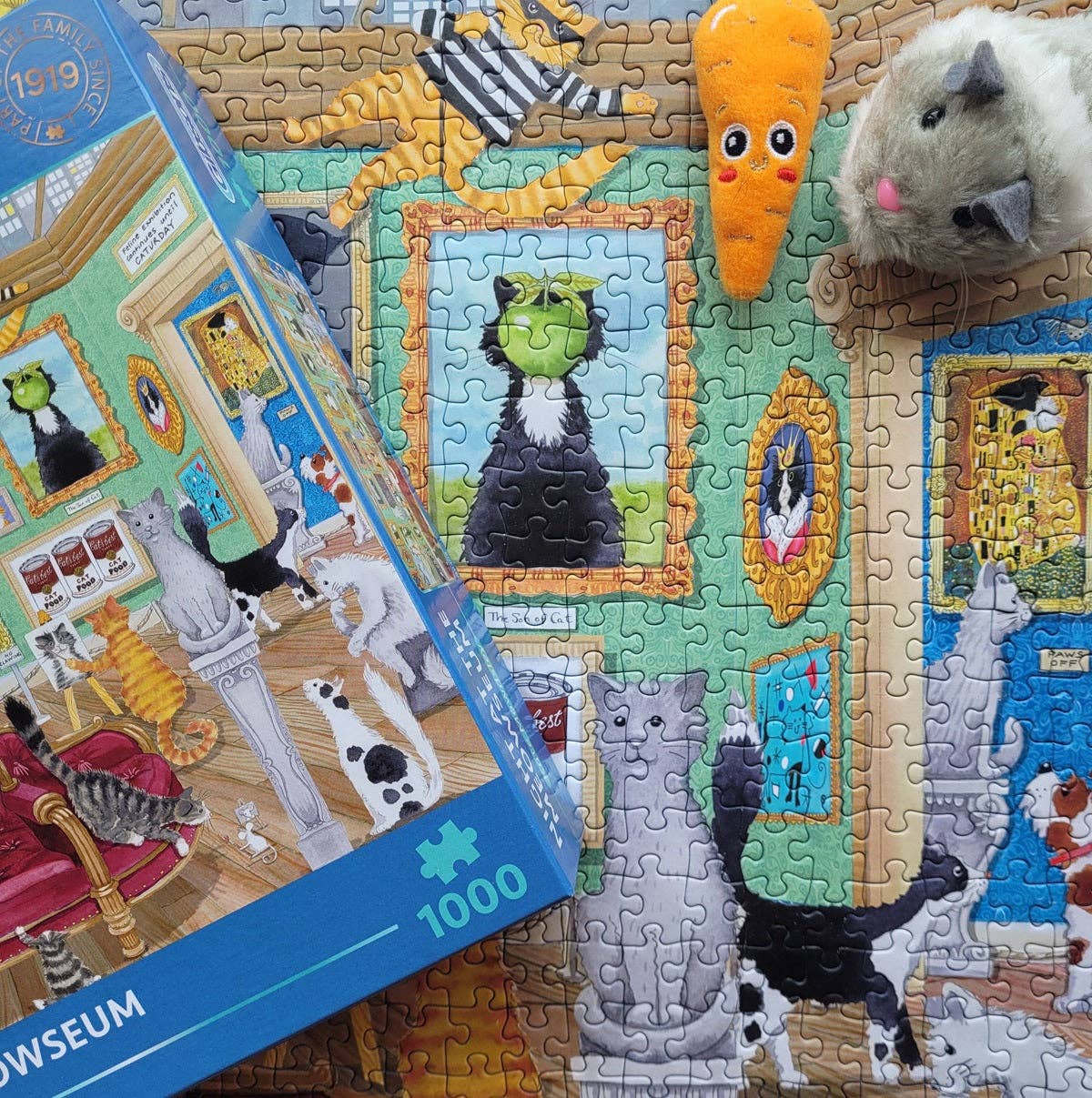 Gibsons Games Inc - Wholesale Puzzle - Adult - Night at the Meowseum 1000 Piece Jigsaw Puzzle4