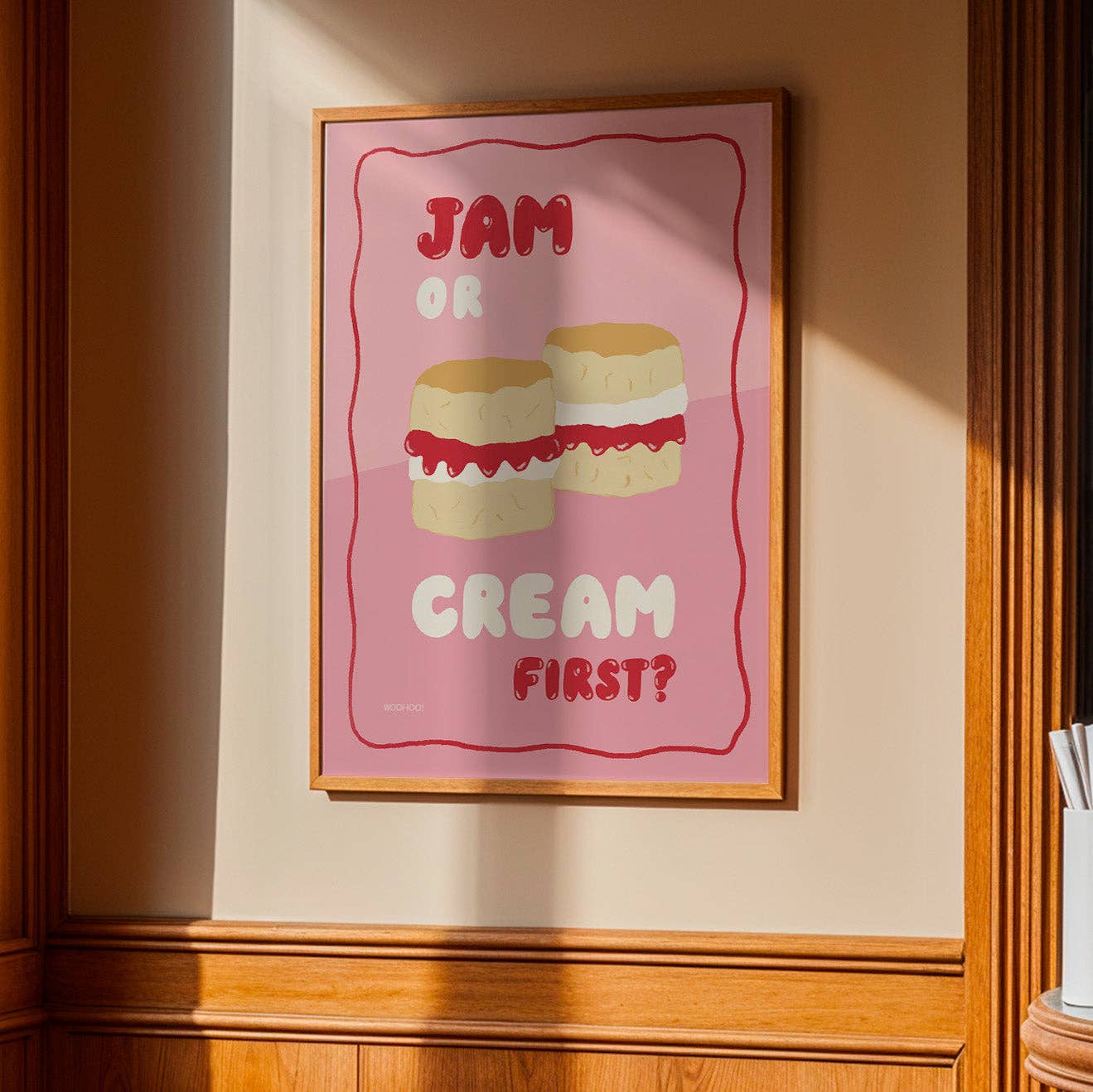 Woo Hoo Prints - Wholesale Kunstprint - JAM OF ROOM EERST?  SCONES, THEESALON, BAKKERIJ, PRINT7