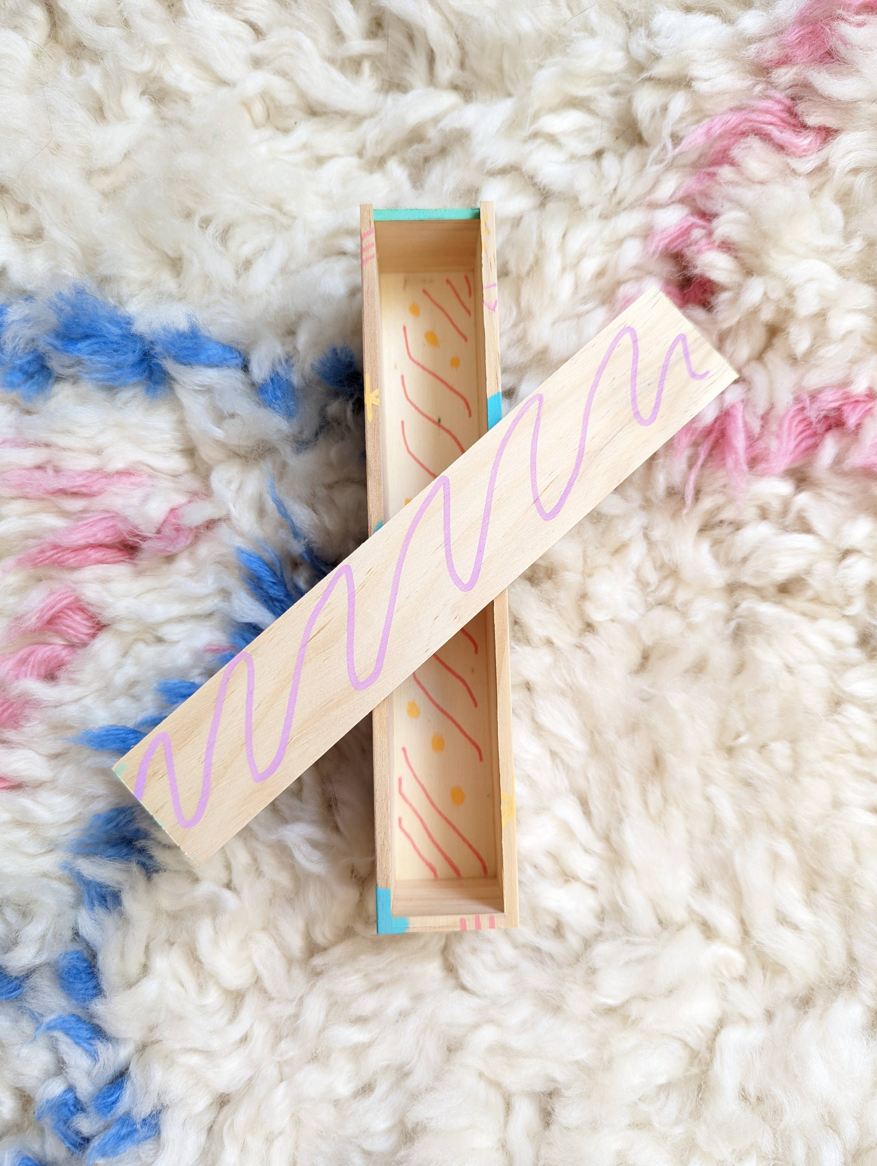 Foreignspell - Wholesale Decorative Box - Throwback | Hand-Painted, One-of-a-Kind Wooden Box7