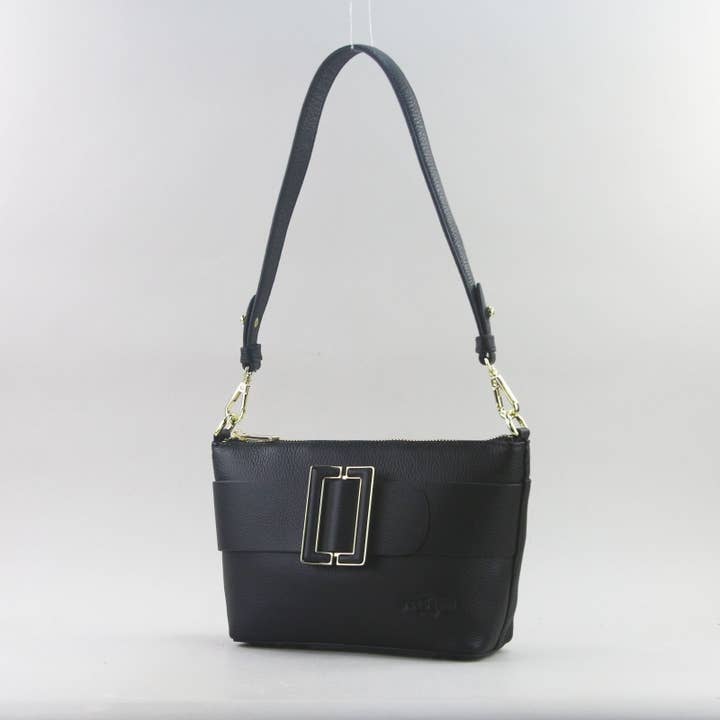 583036A Black Leather Bag for wholesale by Frederic T.