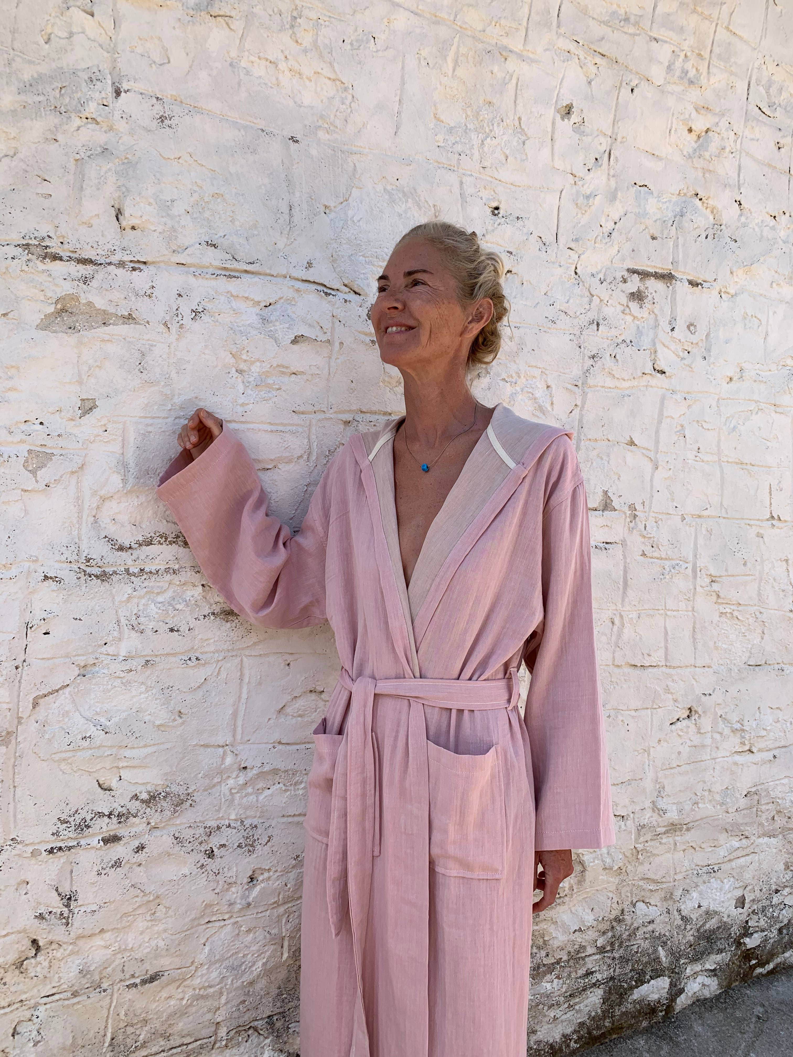 loom.ist – Robe - Mulher por atacado – Robe com Capuz de Musselina46