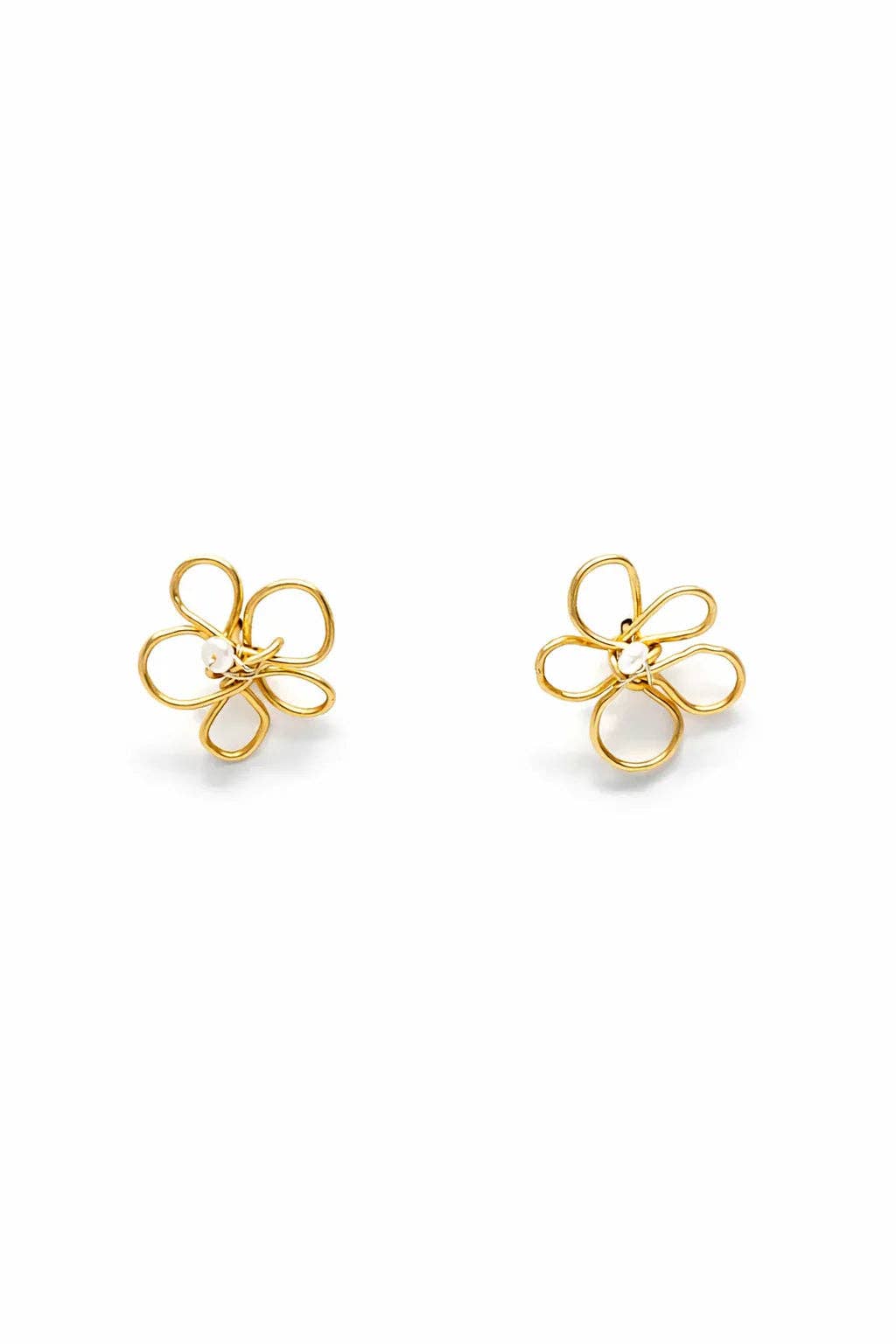 LA MAISON GISEL B. - Wholesale Stud/Post Earrings - Boucles fleur Rosane2