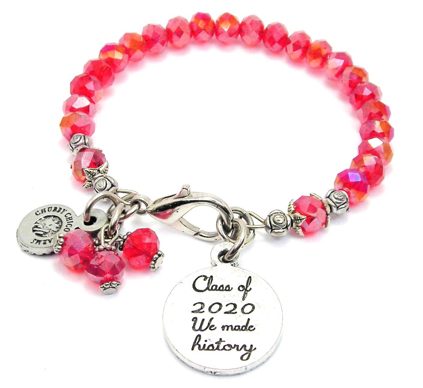 Chubby Chico Charms - Wholesale Charm/Dangle Bracelet - Class of 2020 We made history Crystal Splash Bracelet1