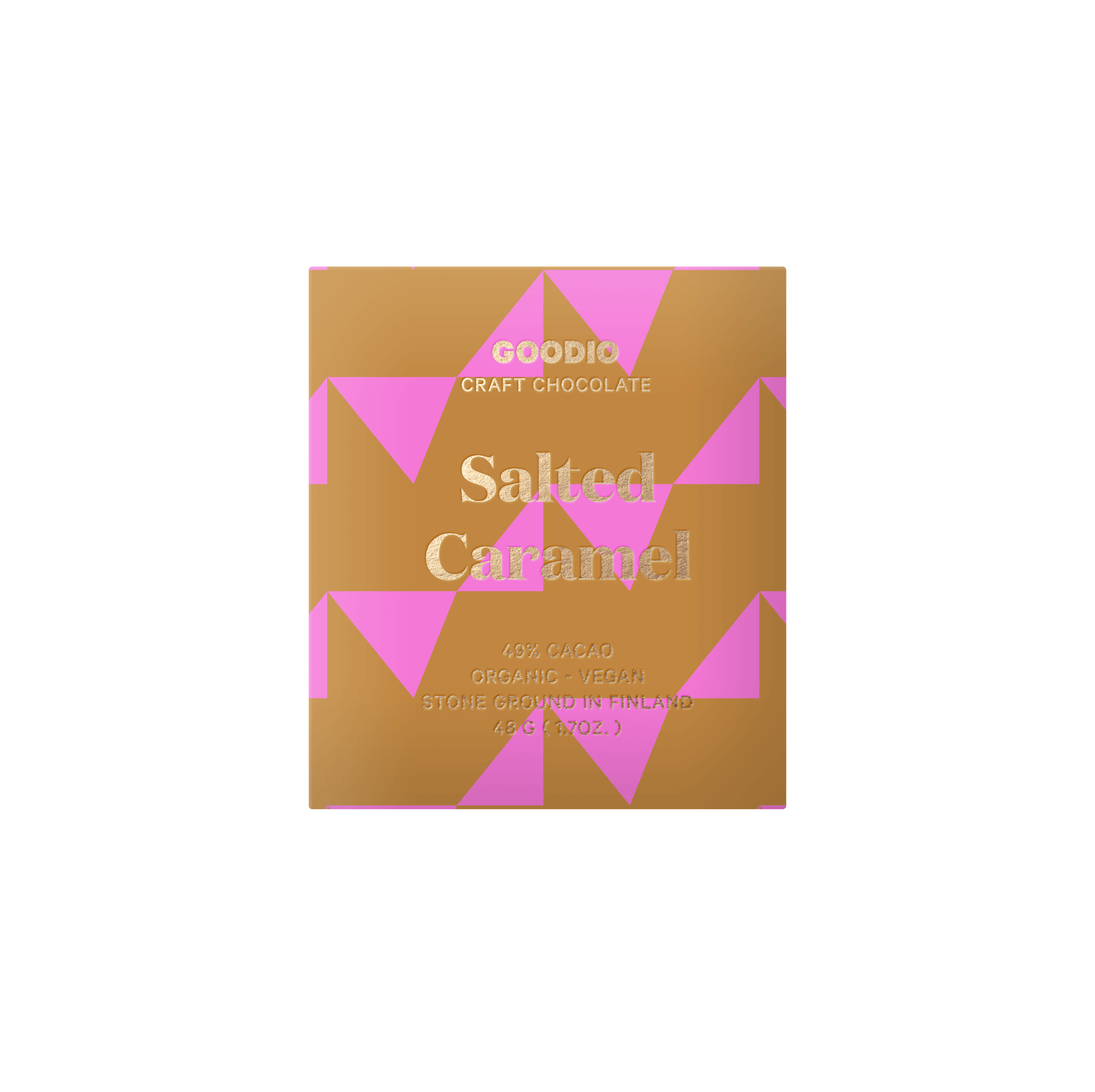 Goodio Chocolate - Vendita all'ingrosso Barretta di cioccolato - Cioccolato al caramello salato 49%1