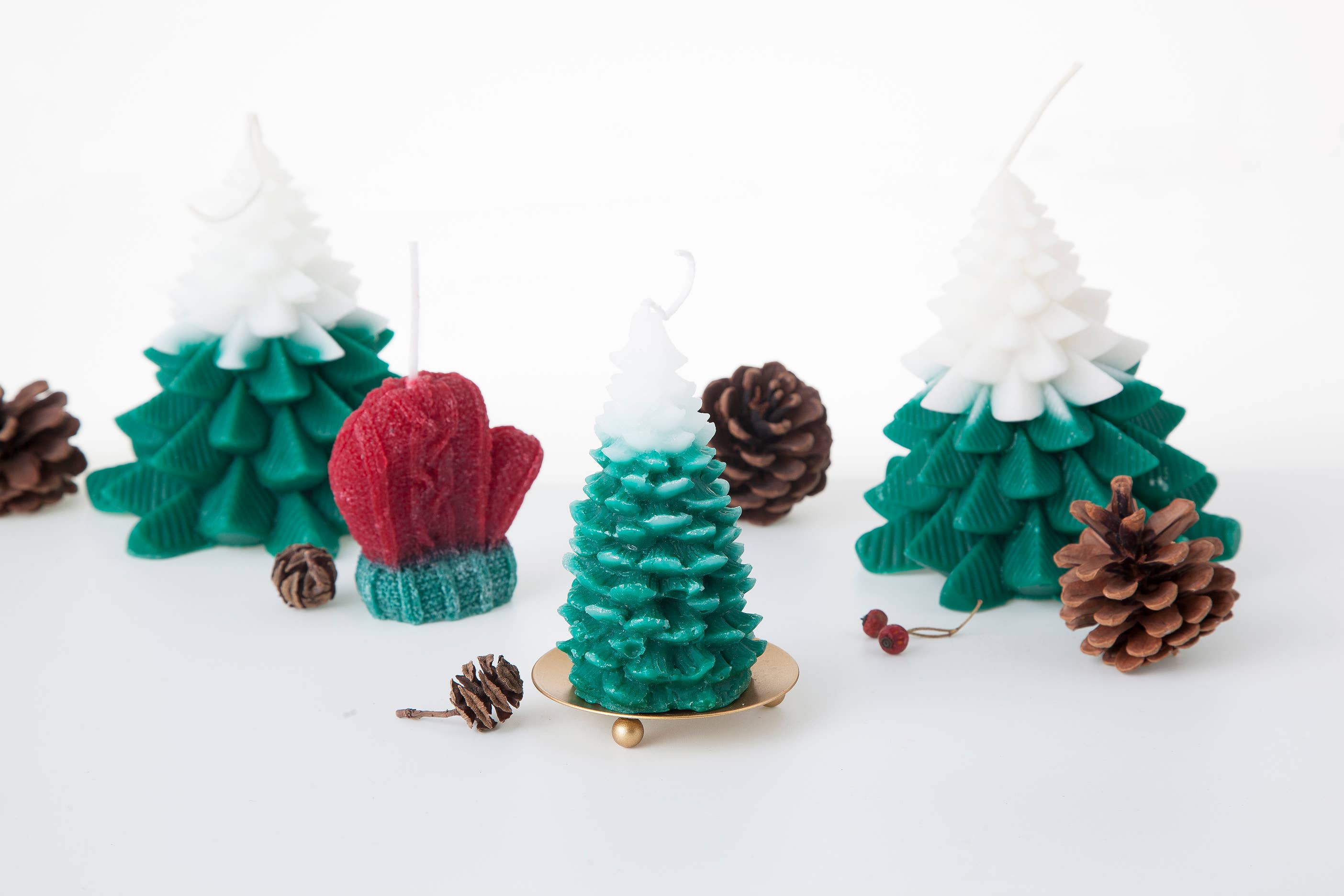 Carol Cao - Wholesale Novelty Candle - Christmas Tree Shaped Candle- Christmas Candles8