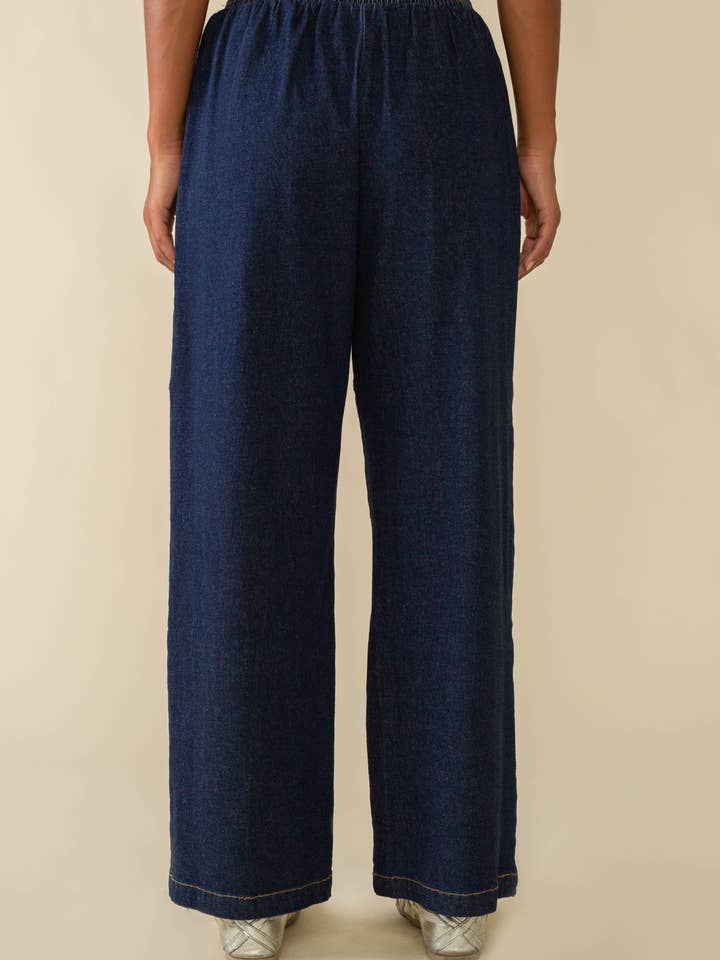 Classic Blue Pico Pre-Shrunk Denim Work Pants for wholesale on Faire