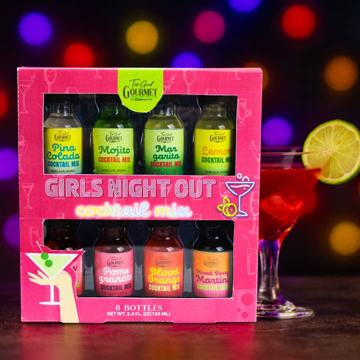 Too Good Gourmet - Wholesale Cocktail Mix/Syrup - Girl's Night Out: Set of 8 Cocktail Mixes1