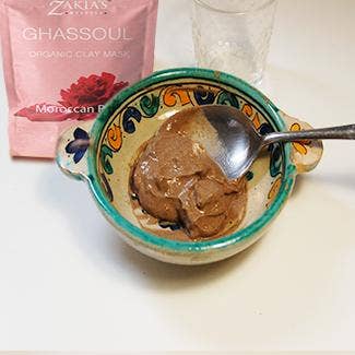 Zakia's Morocco - Wholesale Skincare Face Mask - Organic Moroccan Ghassoul "Rhassoul" Clay Face and Hair Mask - Rose - 8 oz.7