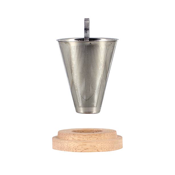 Ogo living – Engroshandel Tesi – Sven te-infuser i rustfrit stål med låg i træ6