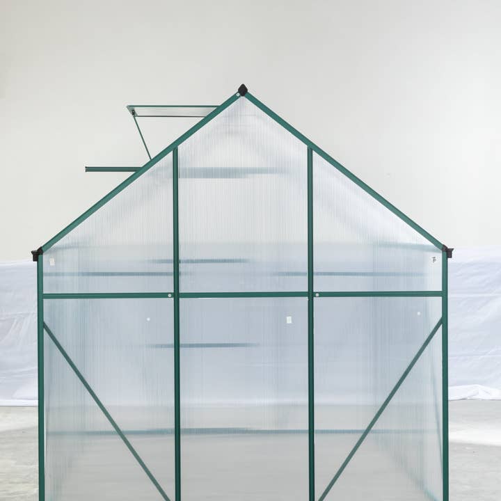 39F Inc. - Wholesale Outdoor Ornament/Decor - Walk-In Green-6 x 8 FT Outdoor Patio Greenhouse Sliding Door8