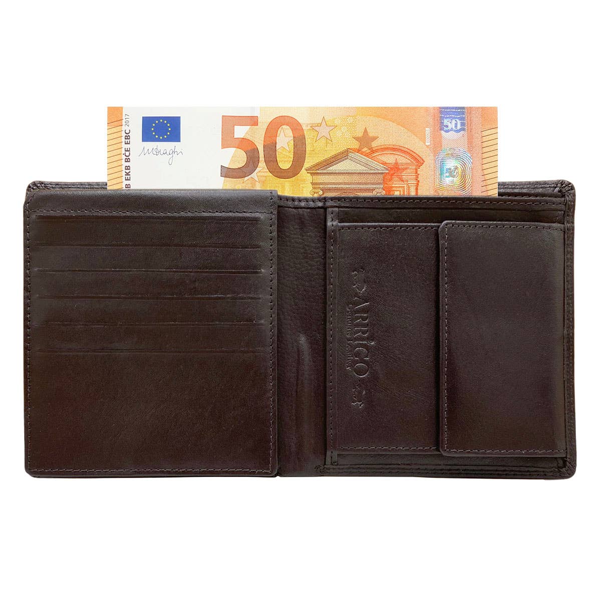 Arrigo - Wholesale Wallet - Men's - Wallet Men Billfold Model - Buffalo Leather - 3 Colours11