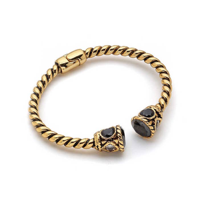 Faye Gold Plated Brass Bracelet for wholesale by Mon Reve