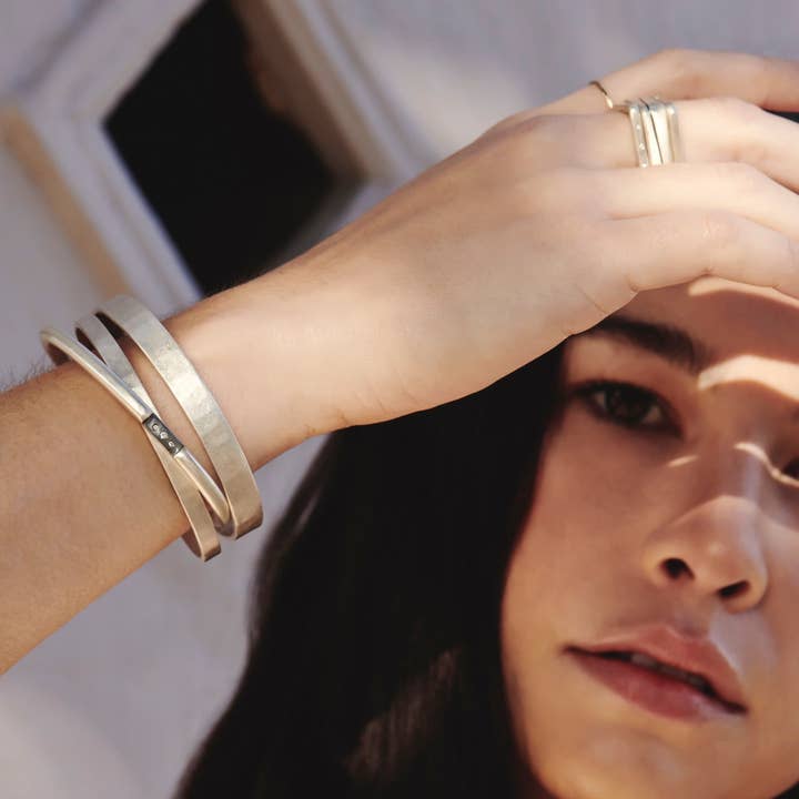 Colleen Mauer Designs - Wholesale Band/Stacked Ring - 1mm Wide Monotone Stacking Ring17