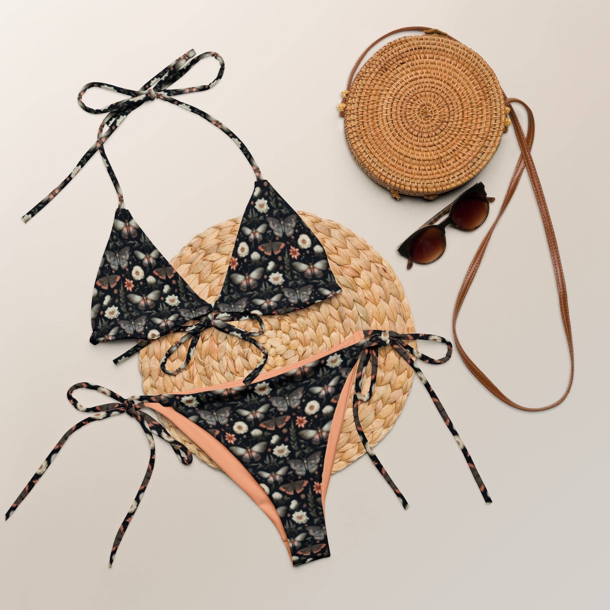 Salty Skeleton Co. - Vendita all'ingrosso Bikini - Donna - Bikini a stringhe Night Moth0