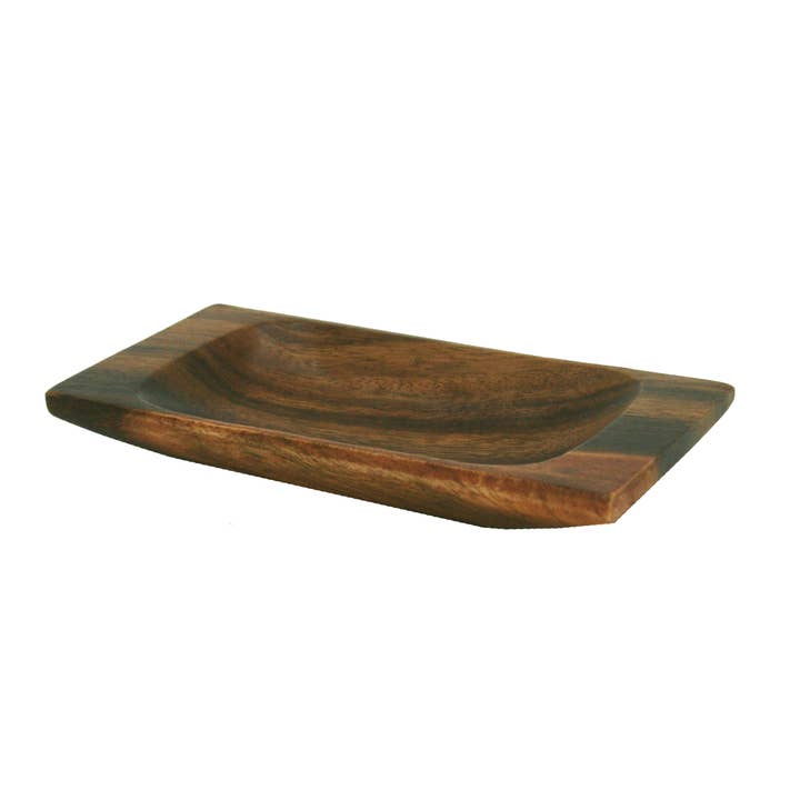 Housewares & Tabletops by Contrast Inc. - Wholesale Serving Tray - Acacia Mini Rectangular Server2
