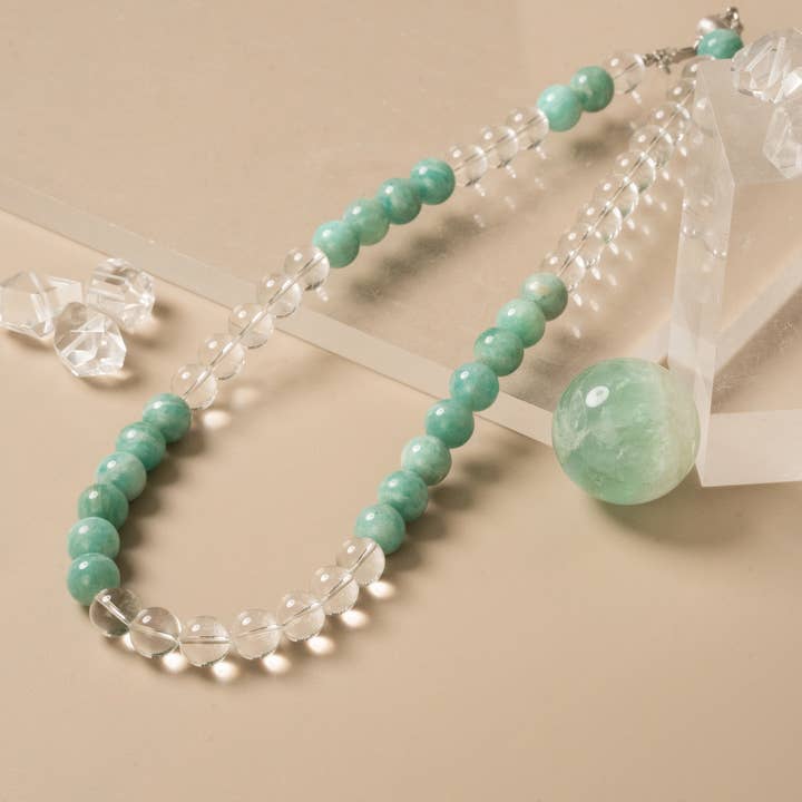 Amazonite Necklace for wholesale by Factor Stories