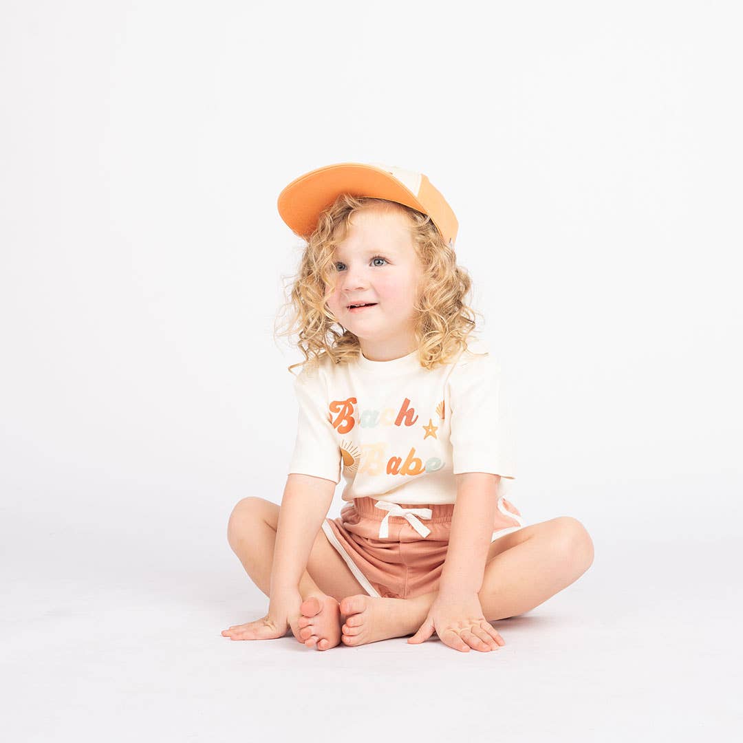 Emerson and Friends - Wholesale Screen Printed T-Shirt - Kids - Beach Babe Summer Kids Clothing Cotton Tee Shirt1