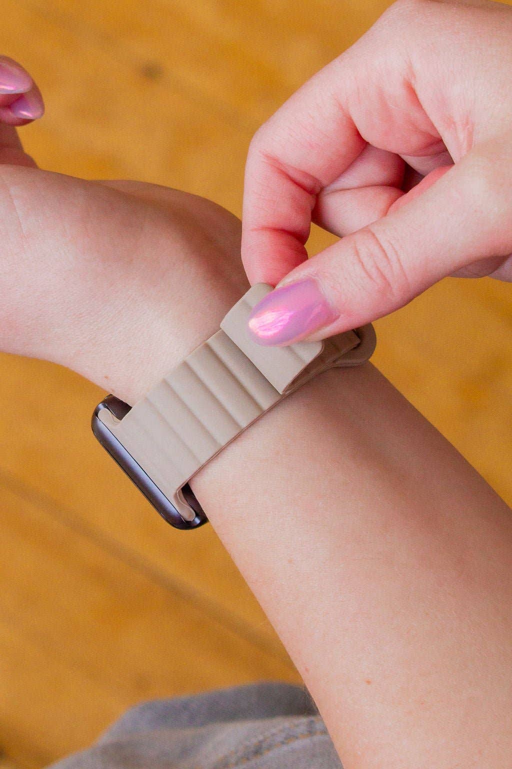 Shop Andi - Wholesale Watch Band/Strap - Women's - Desert Tan Magnetic Loop Watch Band3