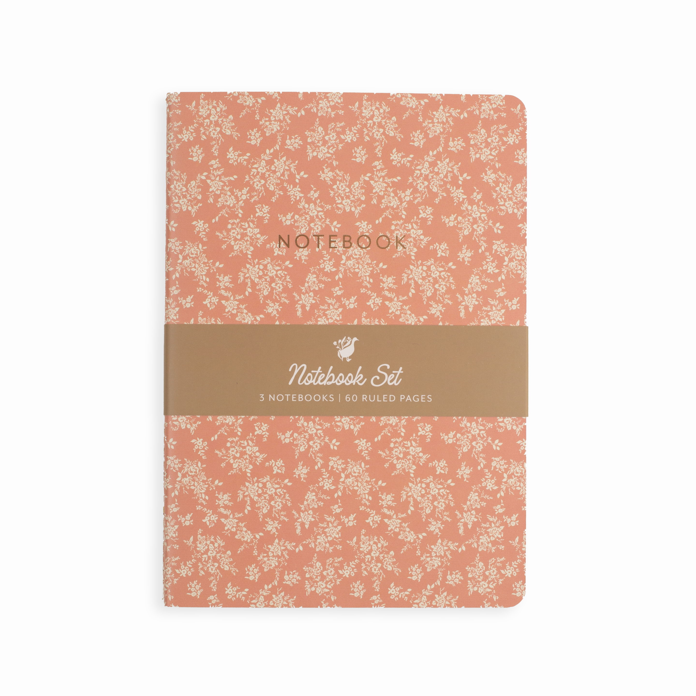Flowerie - Wholesale Notebook - Reverie Floral Notebook Set | 3 Softcover Lined Journals6