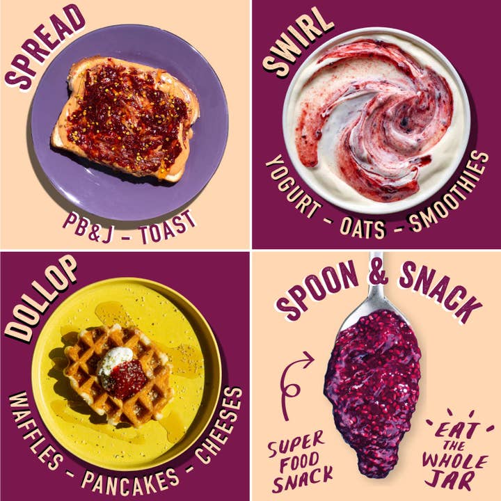 Smash Foods – wholesale Jam/jelly – Cherry Pomegranate Superfood Jam2