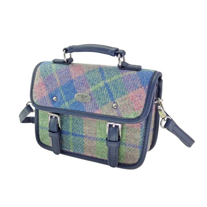 Glen Appin Of Scotland – Engroshandel Skuldertaske – Kvinder – LB1230 Harris Tweed 'Bervie' Mini Skuldertaske20