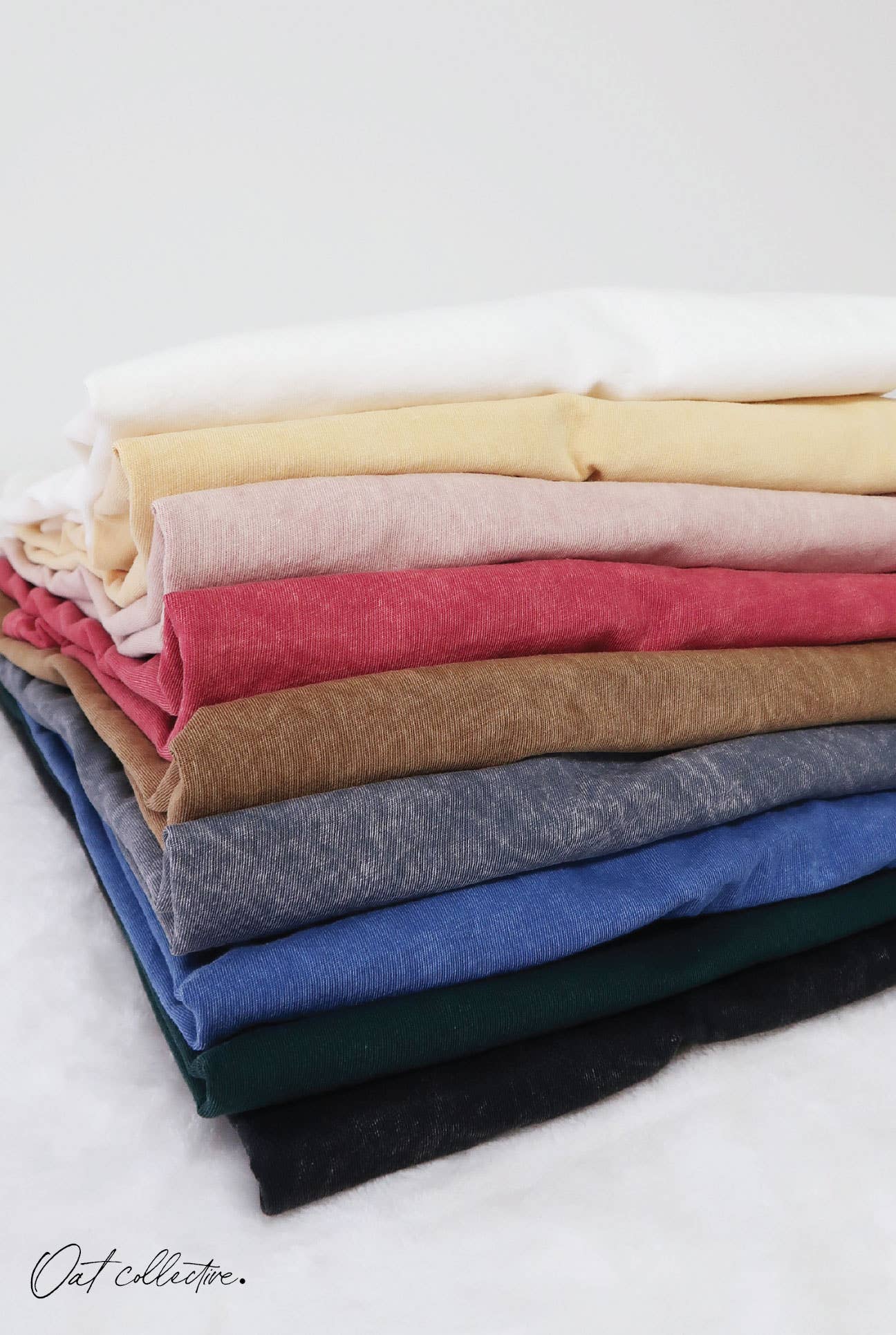 OAT COLLECTIVE – Engroshandel T-shirt – til kvinder – PREMIUM BASIC Mineralvasket langærmet6