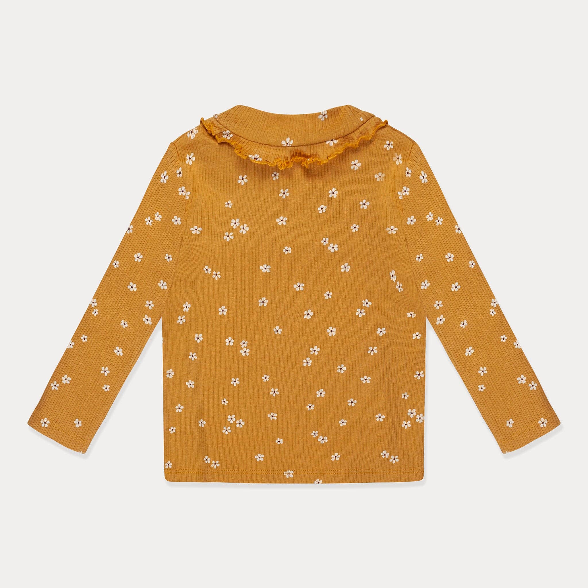 Mini Wardrobes – Engroshandel T-shirt - Børn – Langærmet skjorte til småbørn til piger, bomuldsribbet, flere farver1