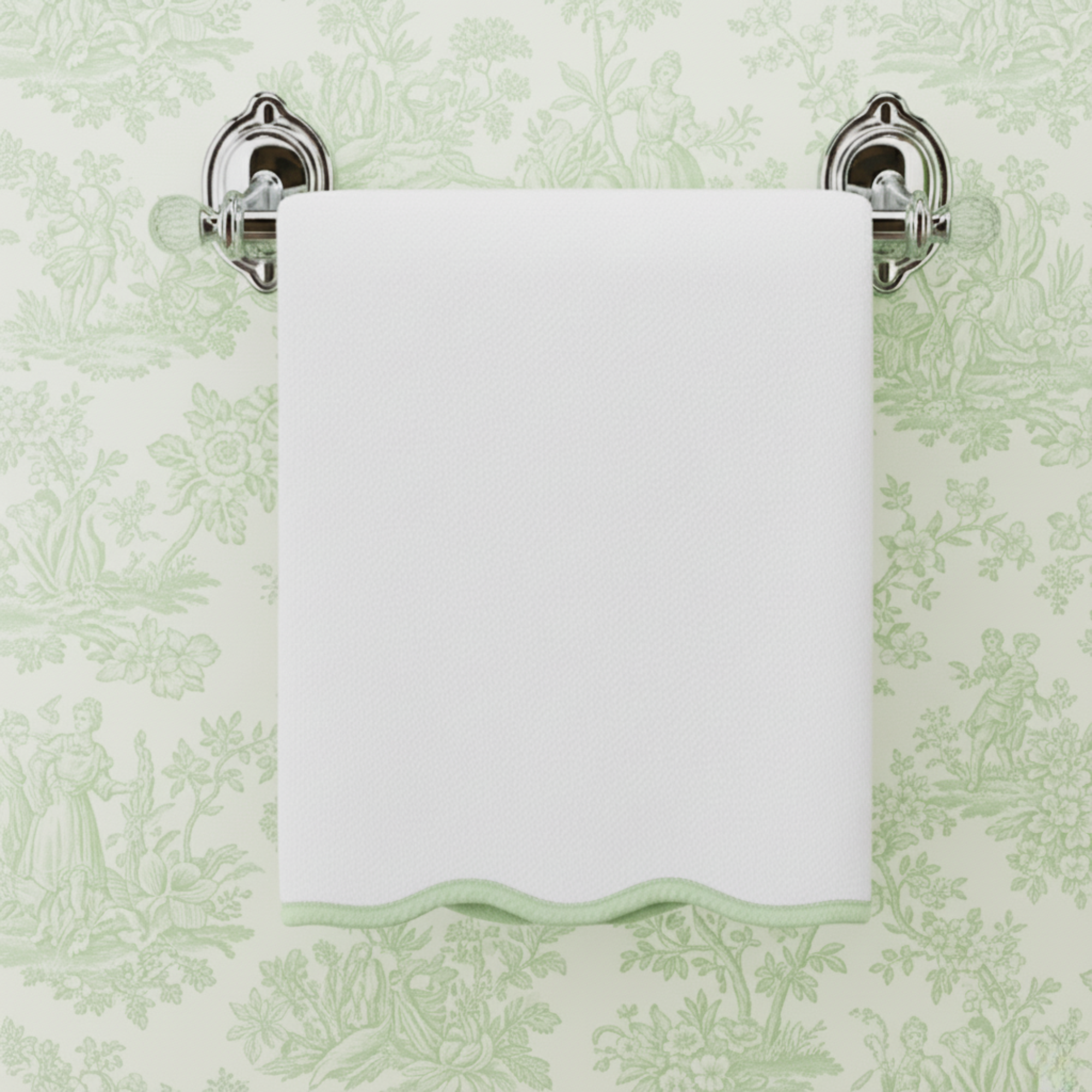 Lotus Linen – wholesale Badrumsmatta – Lyxig badrumsmatta i bomull med kammusselkanter18