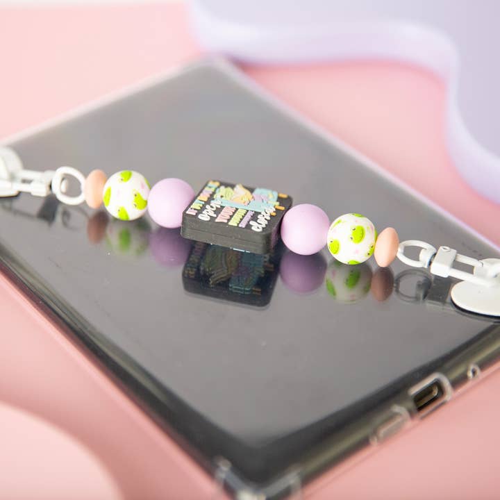 The Blush Hut - Wholesale Bookmark - If My Book Is Open Kindle Strap-Book Lover Accessory4