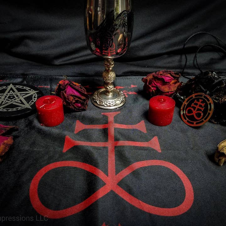 Goetic Impressions - Wholesale Tapestry/Textile - Leviathan Altar Cloth