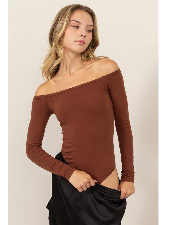 Off-The-Shoulder Long Sleeve Bodysuit and other Purchase Wholesale body suits for women. Free Returns & Net 60 Terms on Faire trending on Faire.