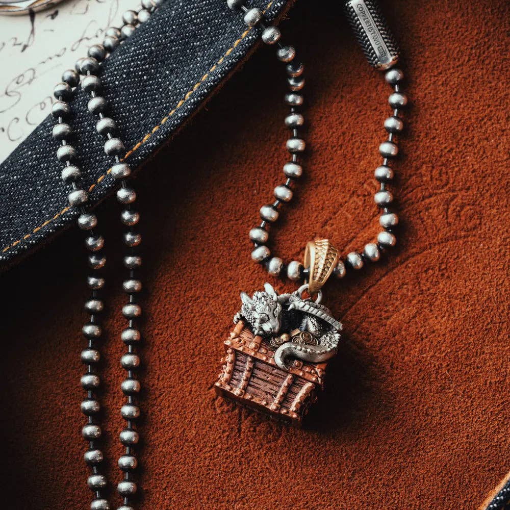 Coppertist.wu - Vendita all'ingrosso Ciondolo/pendente - Ciondolo Dragon Treasure Chest15