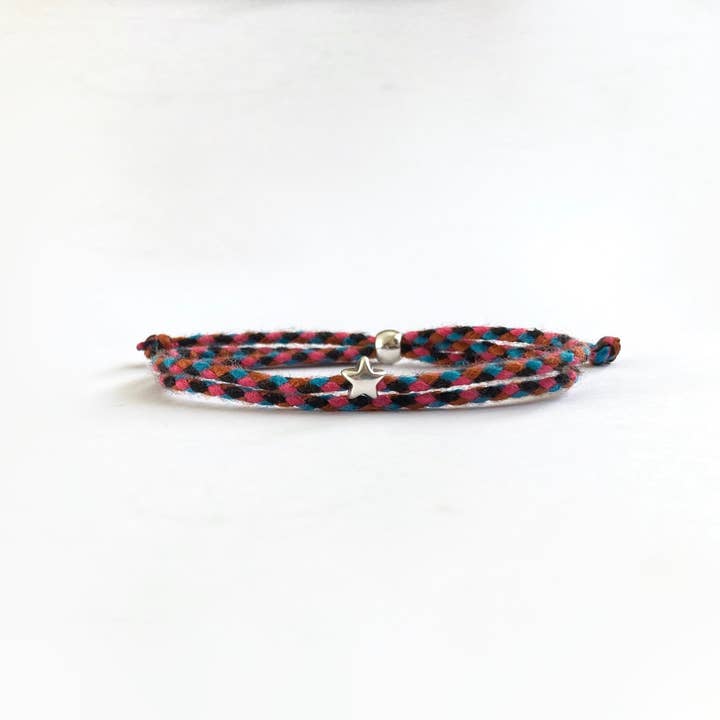 Flätat armband med stjärna – Make a Wish · Fiesta för wholesale av MundoconAlma*