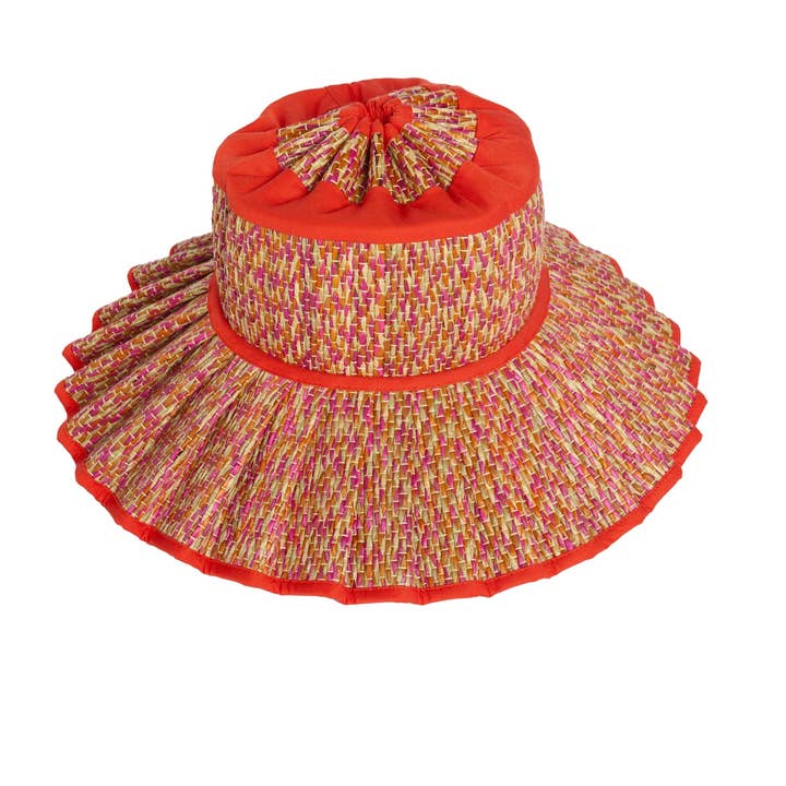 Bougainvillea | Tangerine | Island Capri Hat for wholesale on Faire