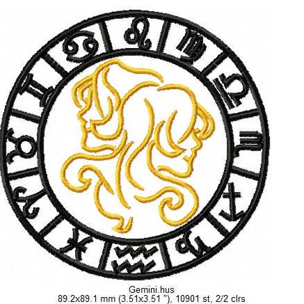 Holiday Traditions - Wholesale Baseball Cap - Unisex - Zodiac Symbol Embroidered Hat/Cap - Black - Buckle back5