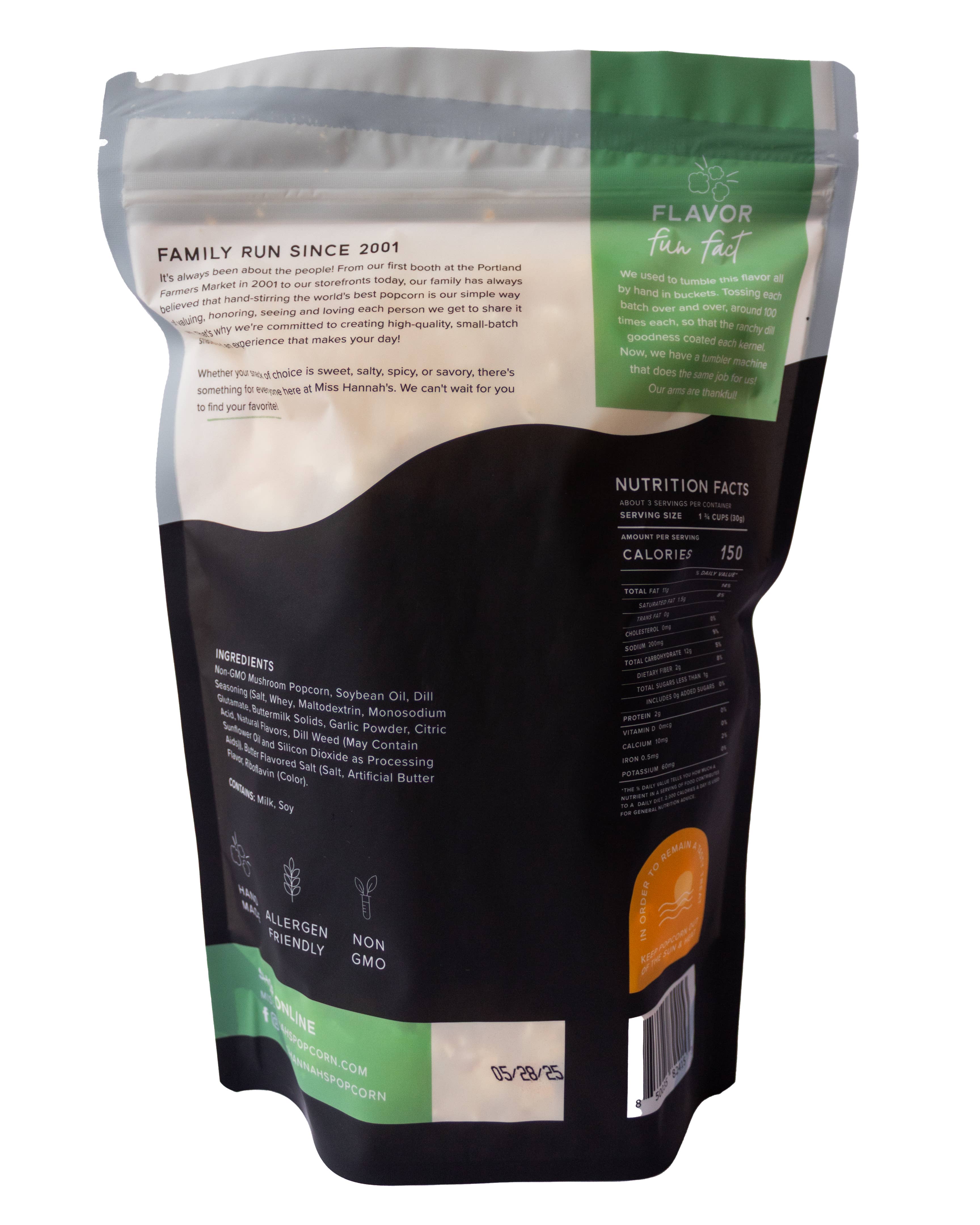 Miss Hannah's Gourmet Popcorn - Wholesale Popcorn - Pickles & Popcorn 1