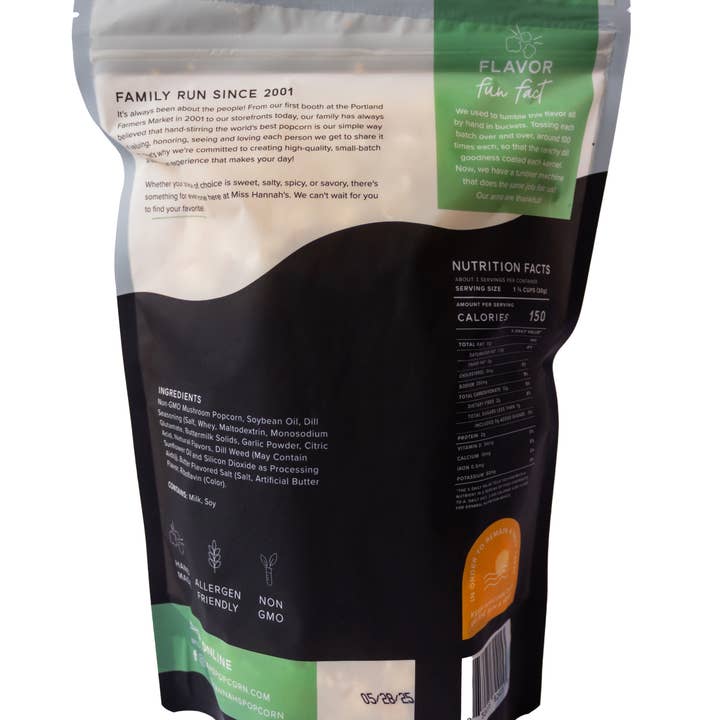Miss Hannah's Gourmet Popcorn - Wholesale Popcorn - Pickles & Popcorn 1