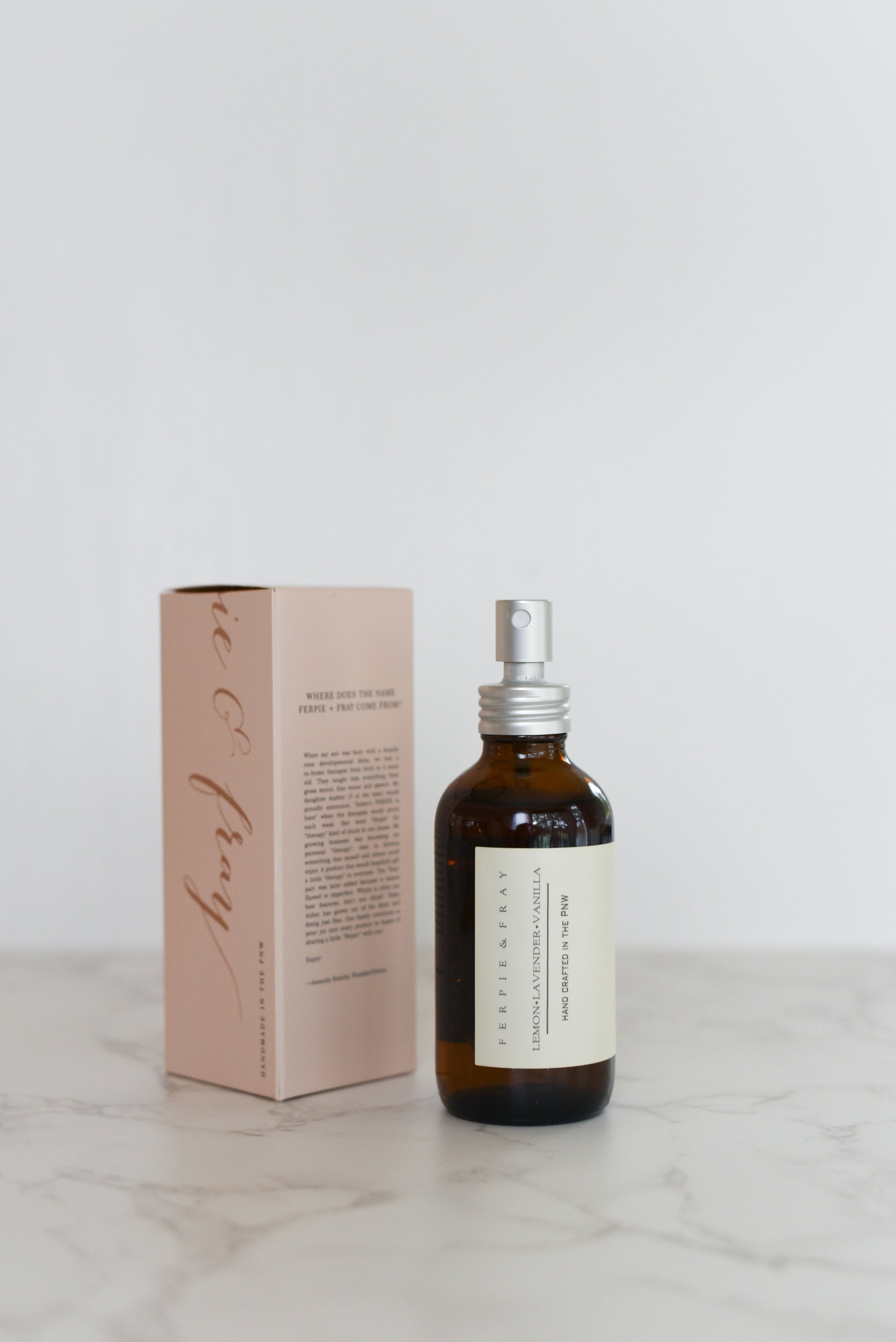 Ferpie + Fray - Wholesale Room & Linen Spray - Lemon Lavender Vanilla // Linen + Room Spray1