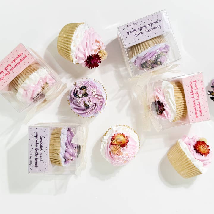 Sow the Magic - Wholesale Bath bomb/fizz - Lavender Mint Cupcake Bath Bomb8