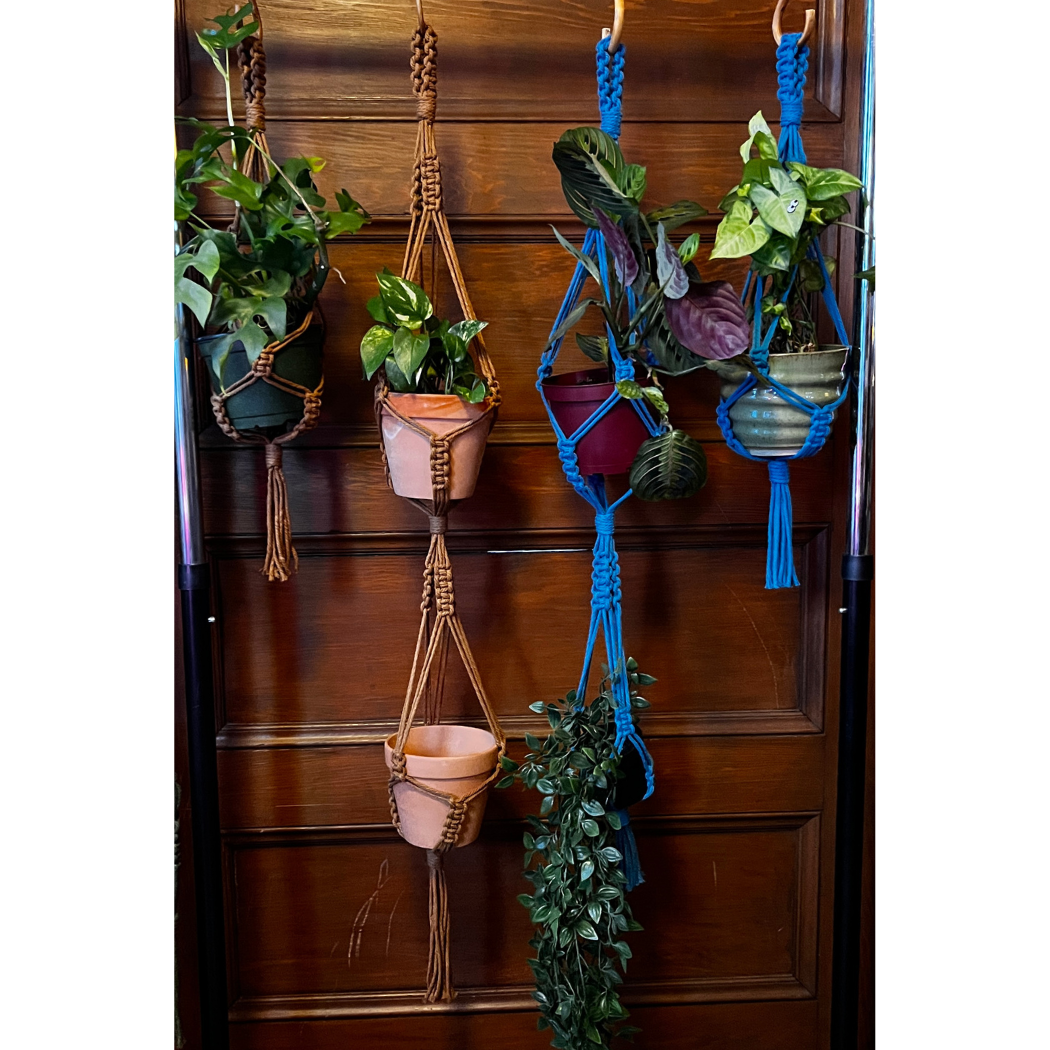The PlantOutfitter - Wholesale Hanging Planter - Double Macrame Plant Hanger1