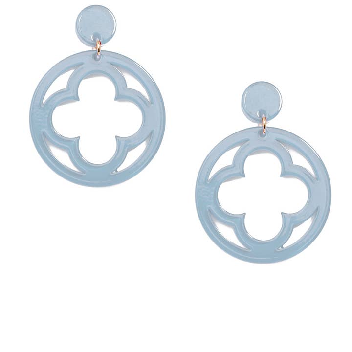 ZENZII Jewelry - Wholesale Dangle Earrings - Open Clover Drop Earring8
